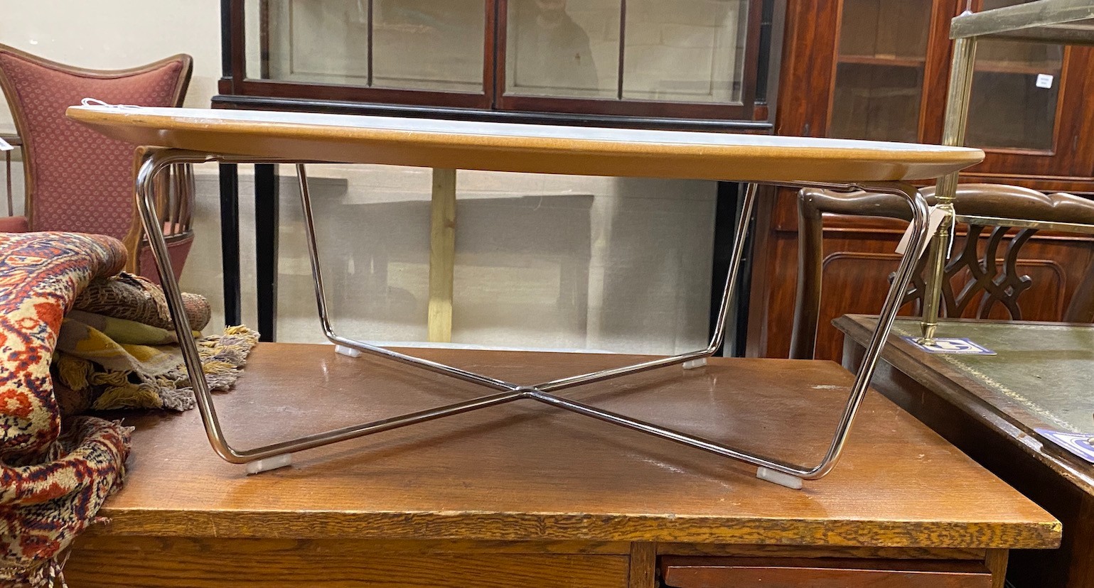 A contemporary Allermuir circular conic style table by Luke Pearson and Tom Lloyd (R.S.A), diameter 89cm, height 31cm